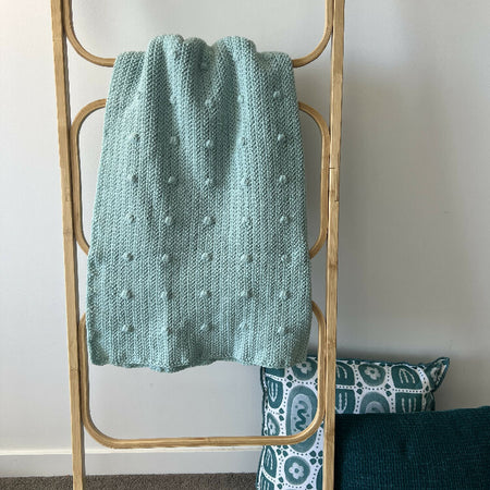 Blanket | Handmade Crochet | Bobble Stitch Throw