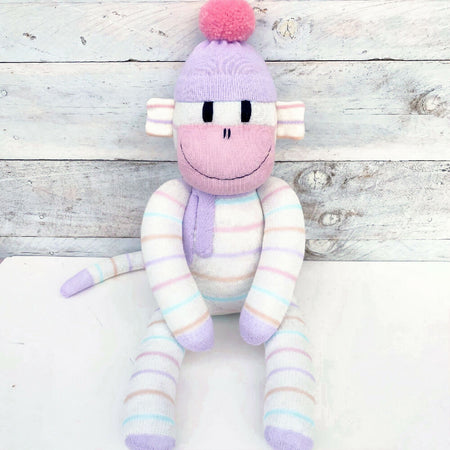 Penny the Sock Monkey - READY TO SHIP soft toy