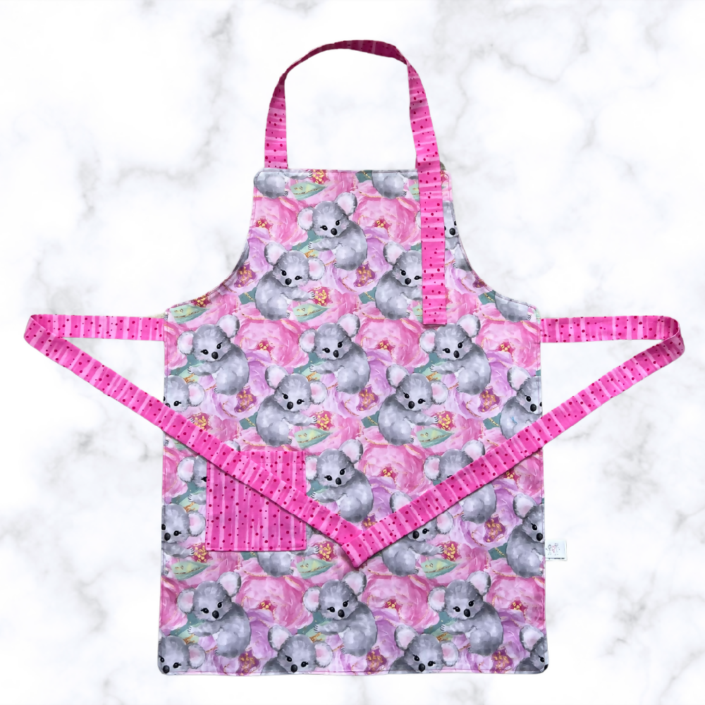 Apron ... Childrens Reversible ... Koala ... 8-10 years