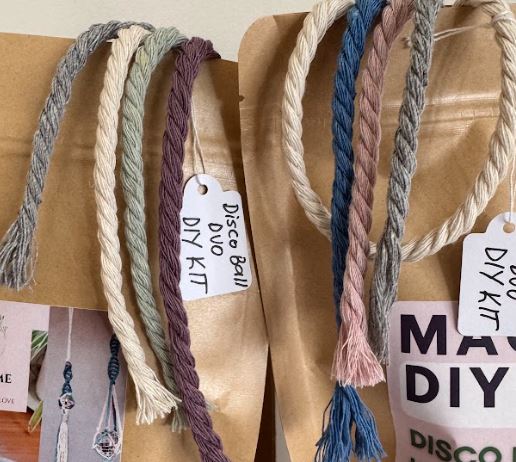 Macrame DIY Kit - Duo Disco hangers