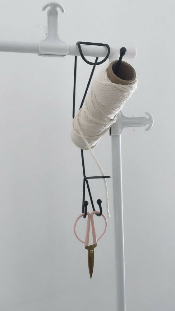 Hanging Macrame Cord Holder