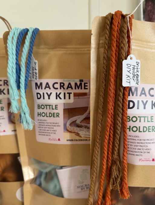 Macrame DIY Kit - Drink bottle holder