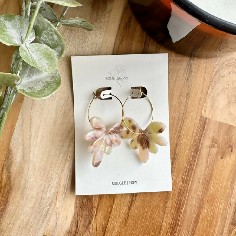 Harper Olive Hoops