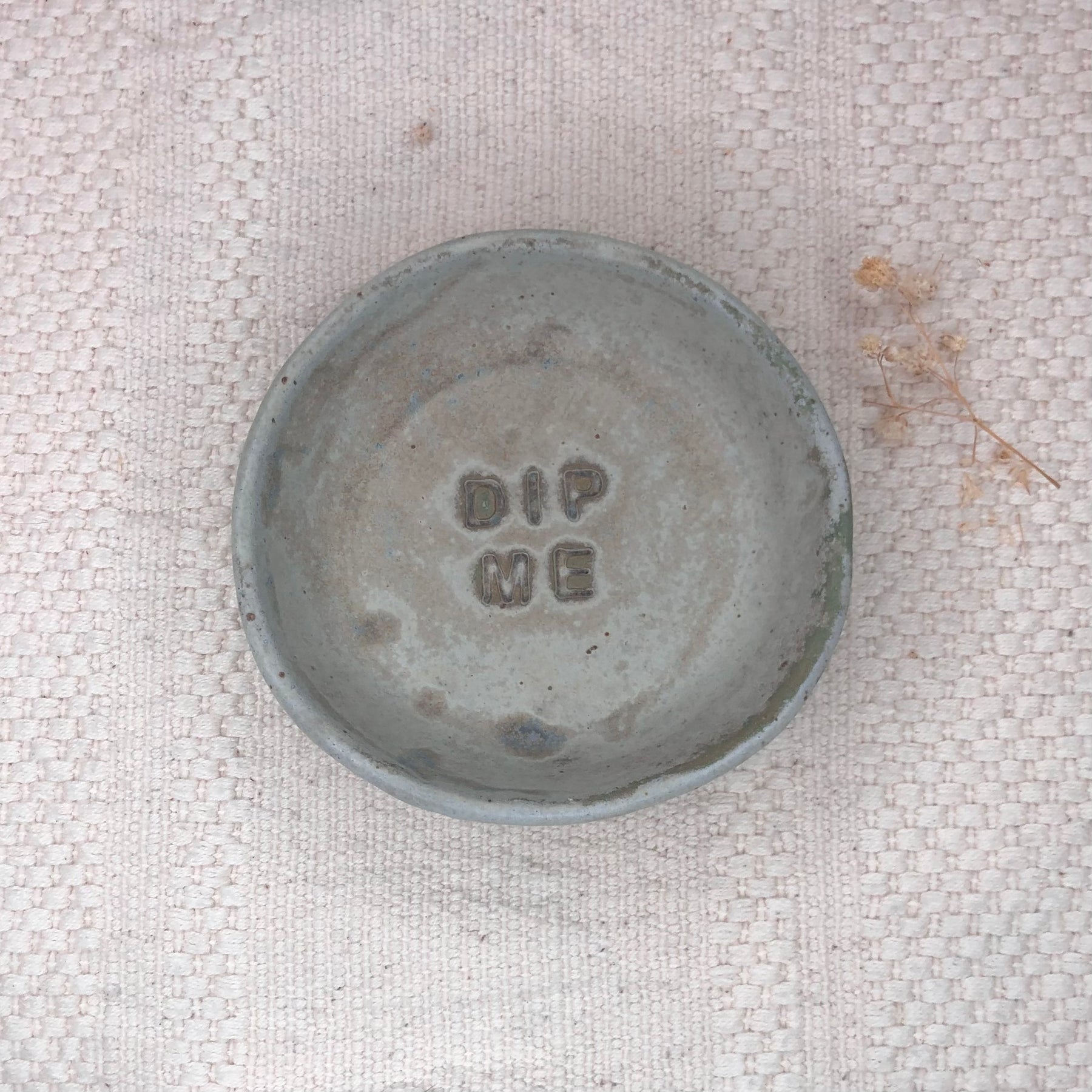 Dusky Eggshell Mini Dish - Dip Me