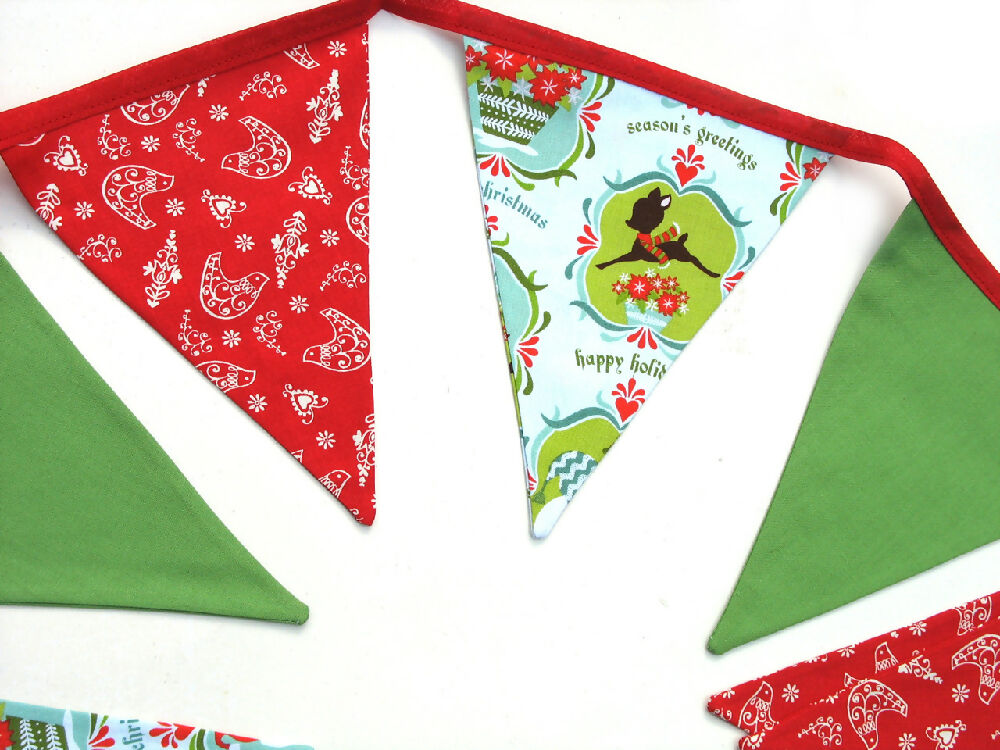 Bunting Vintage style Xmas 1b