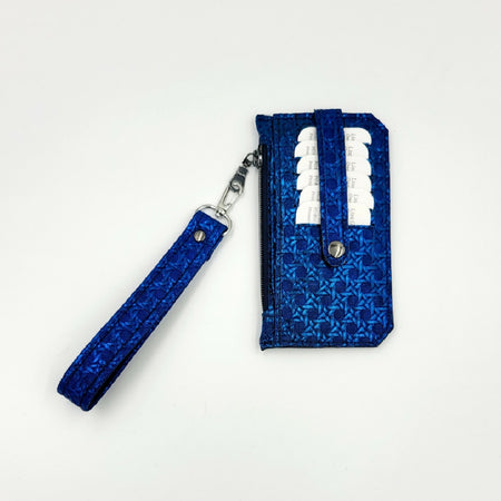 Blue Slim Line Purse Wallet