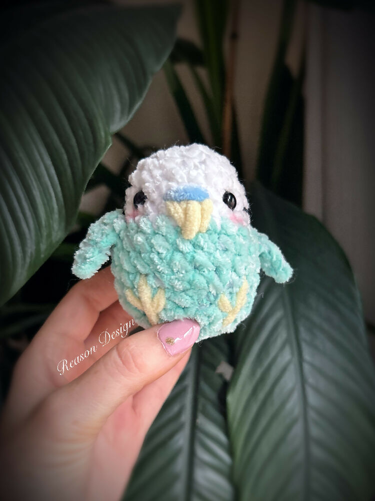 Crochet amigurumi Budgie