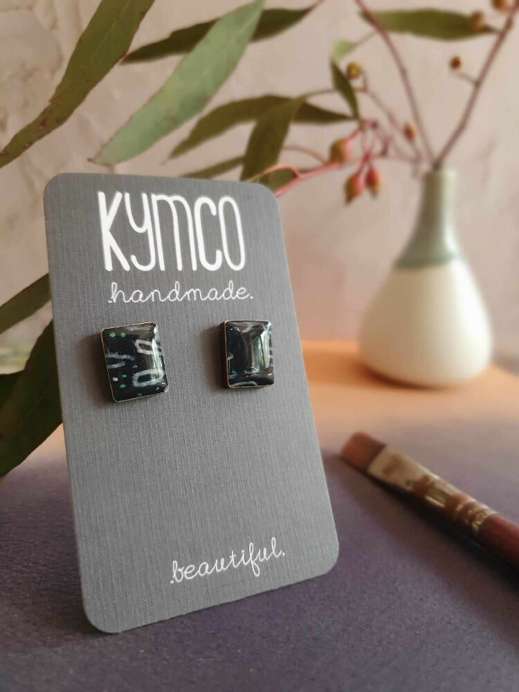 Midnight Rain. Rectangle studs