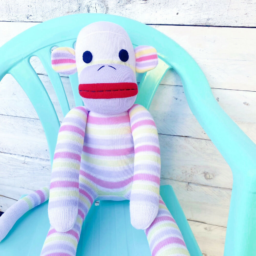 Candy-Sock Monkey-Soft Toy-6