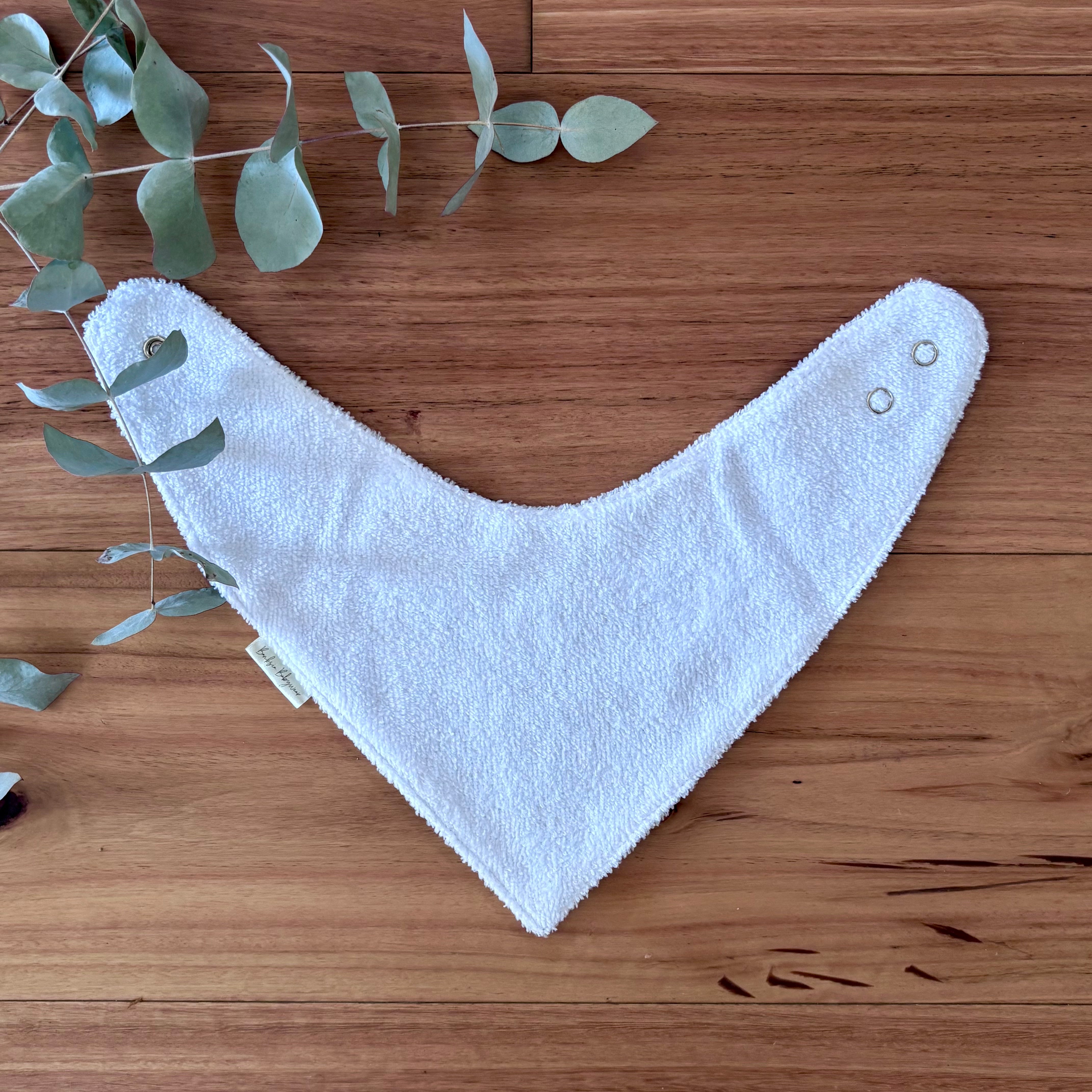 Baby Bib and Burp Cloth Set - Light Blue Aussie Animals