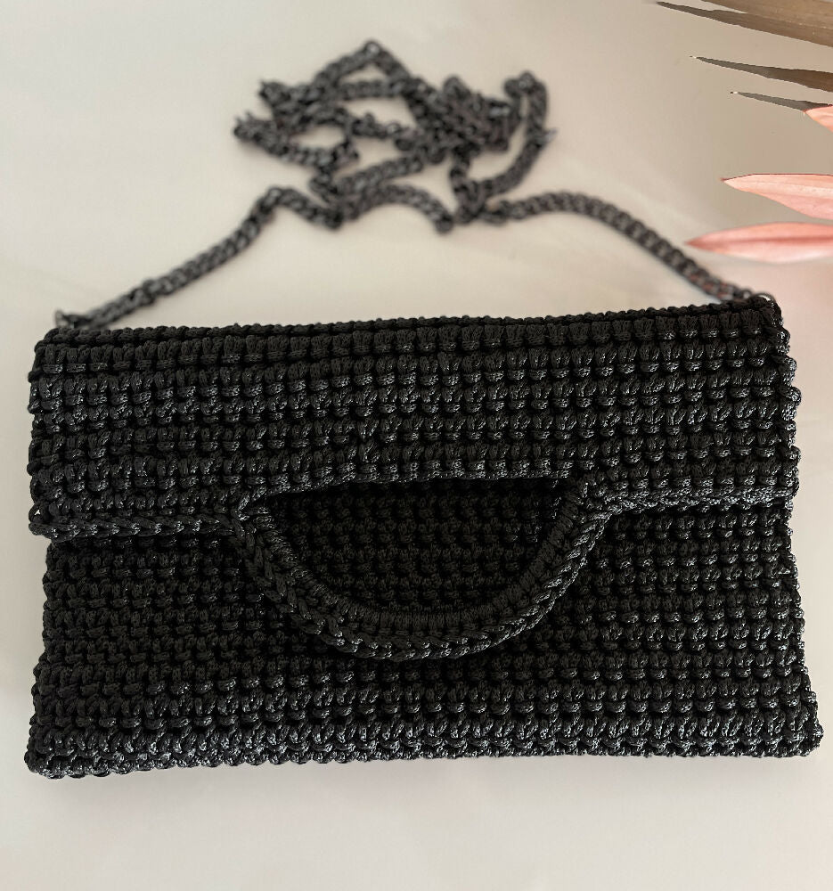 Handmade Black Clutch