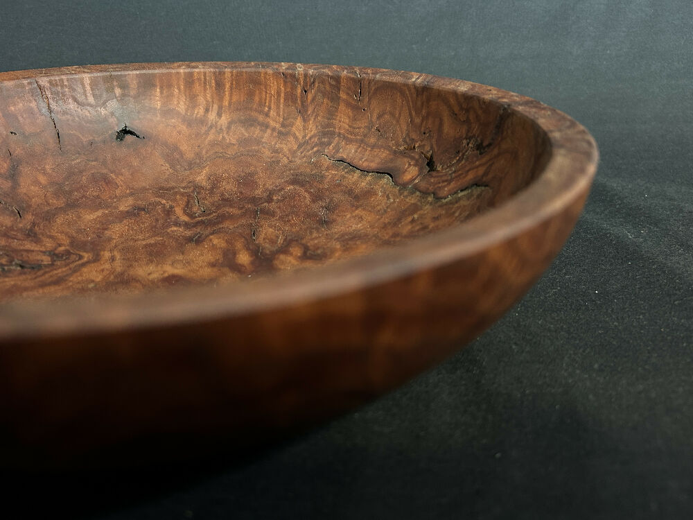 Redgum burl bowl