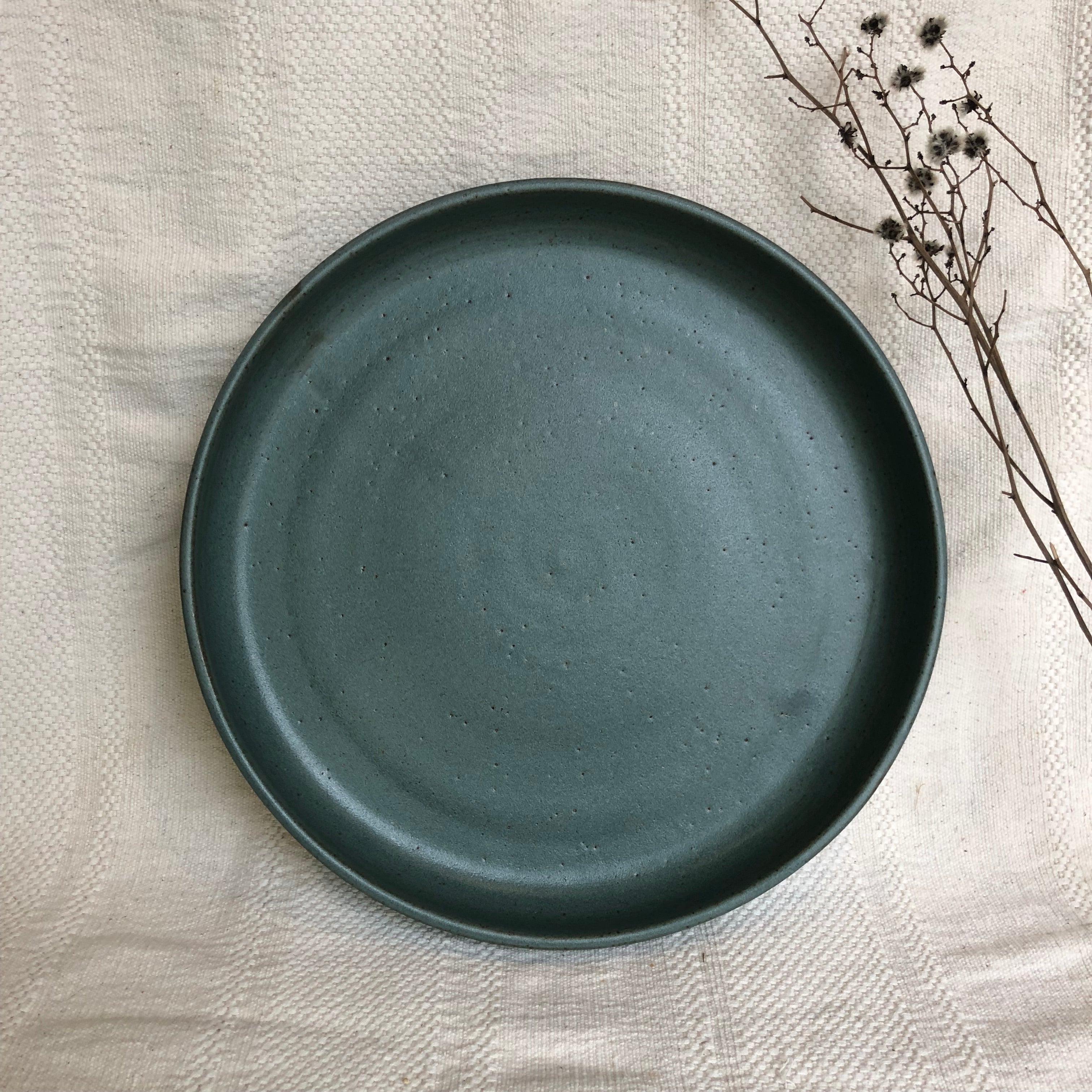 Edwina Green Large Serving Platter