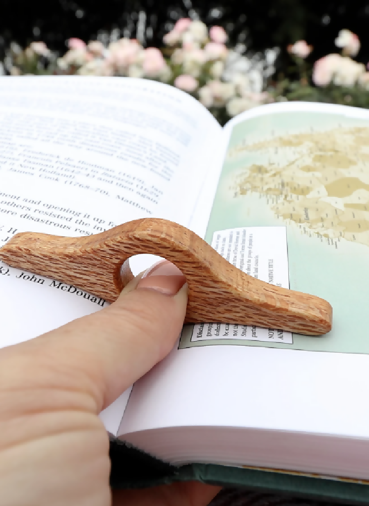 Book Bird Handmade Wooden Page Holder Yellowbox  | Perfect Gift for Book Lovers
