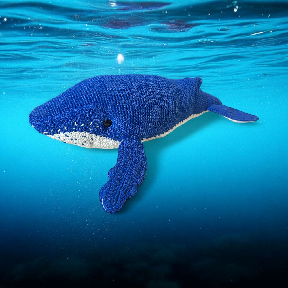 Handmade Crochet Whale