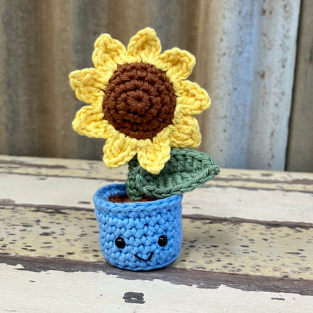 Crochet Sunflower Amigurumi Flower Friend