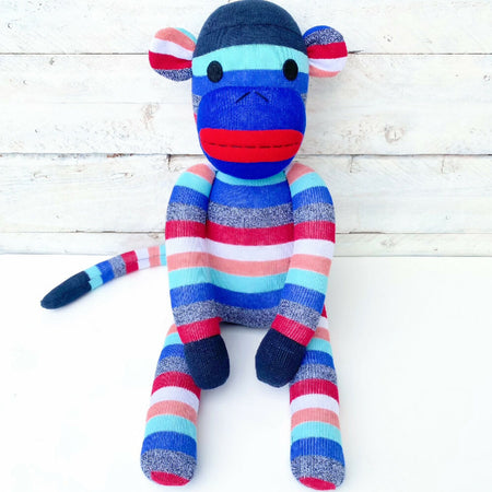 Watson the Sock Monkey - READY TO SHIP soft toy