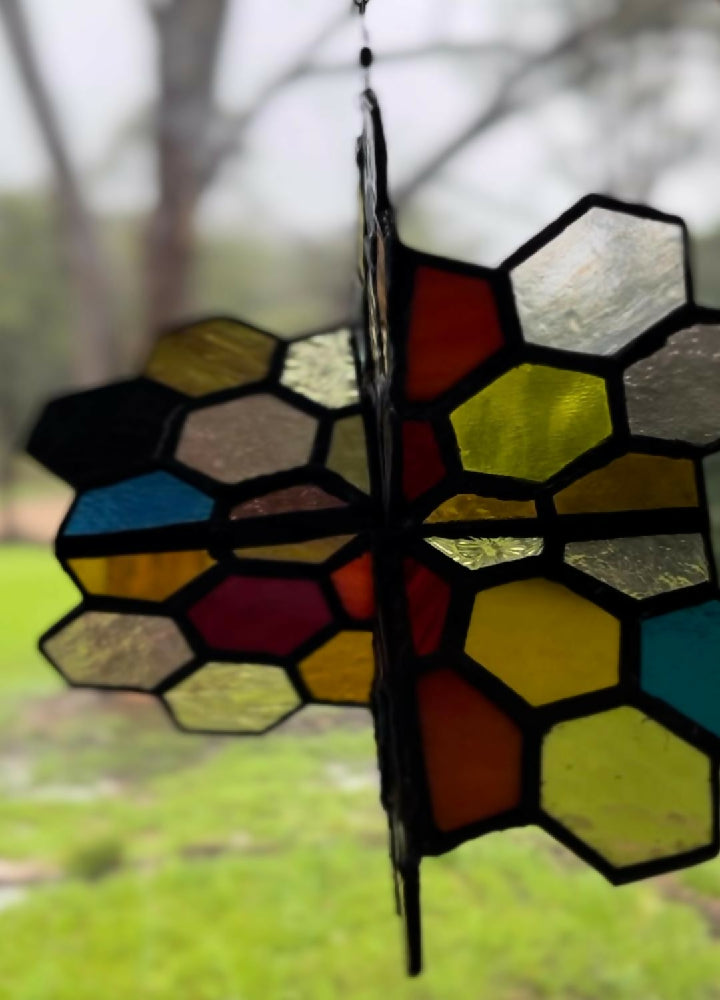 Coloured Honeycomb 2