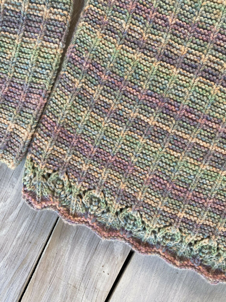 Child’s Knitted Cardigan multi coloured 6 to 7 years
