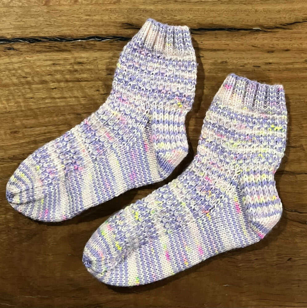 Made to measure hand knit socks
