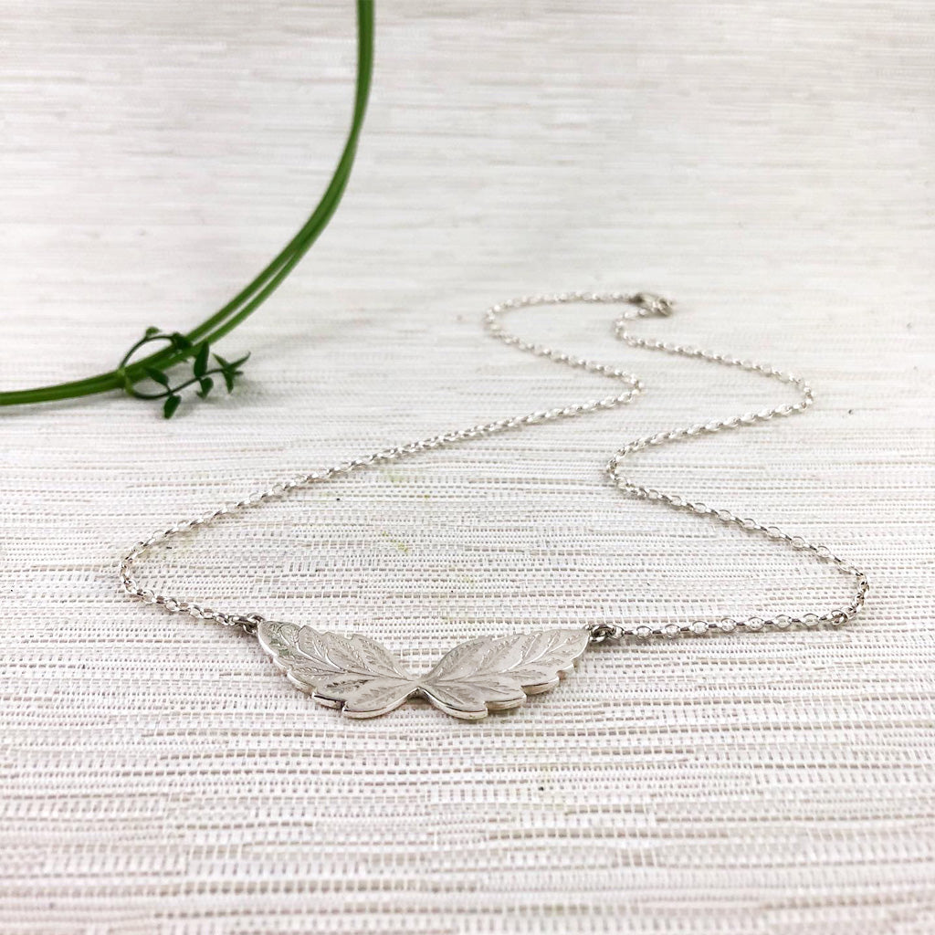 Sterling Silver Flight of Fancy Necklace