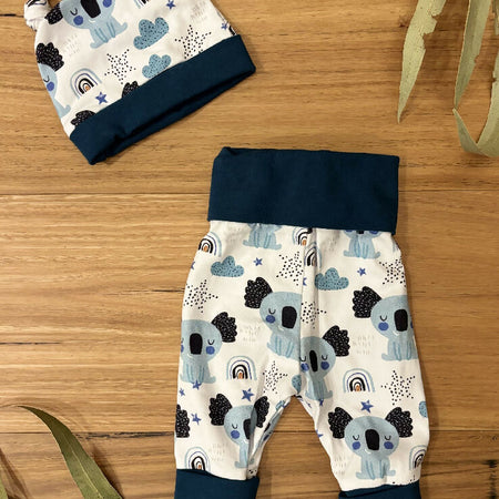 Baby Pants and Hat Set - Koalas