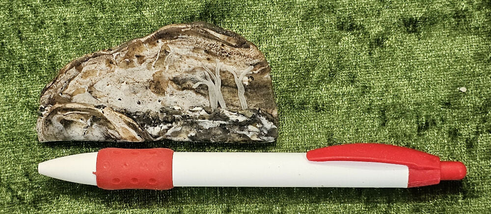 Polymer clay Brooch/Pin- Granite 02 wide