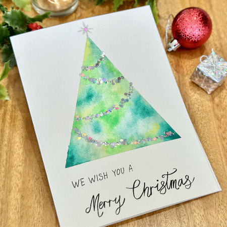 Handpainted Watercolour Christmas Cards