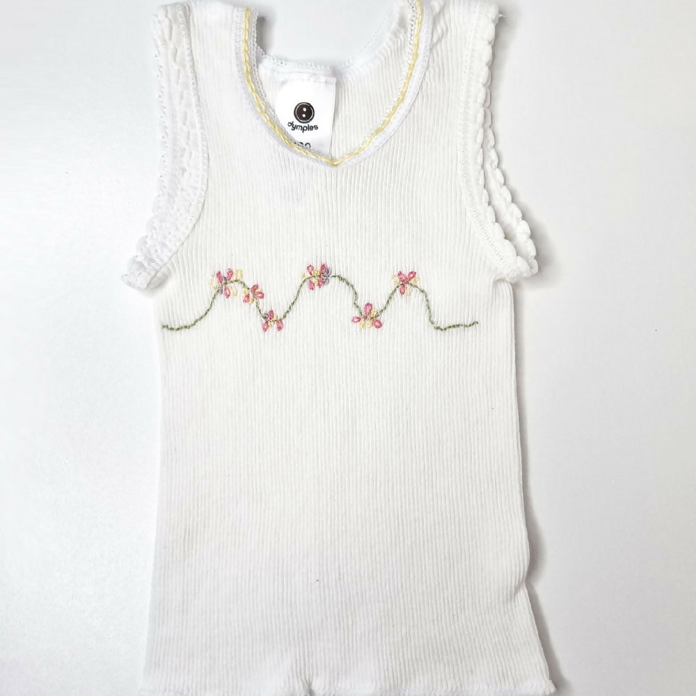 Baby-girl-singlet-vine-yellow