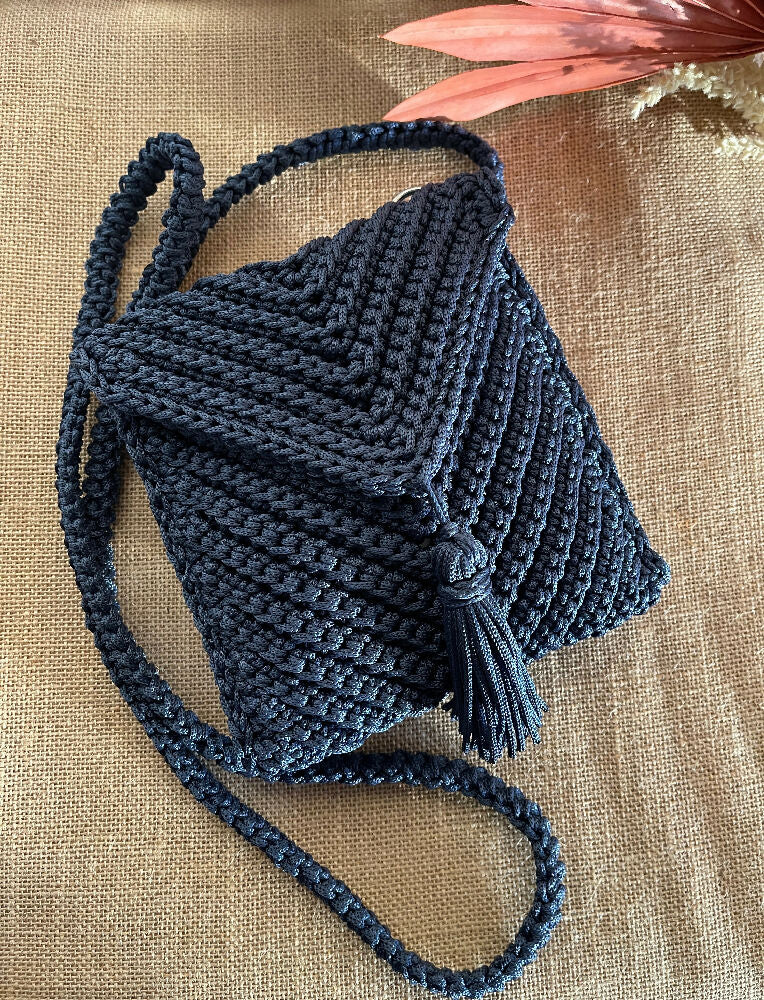 Navy Crossbody Bag