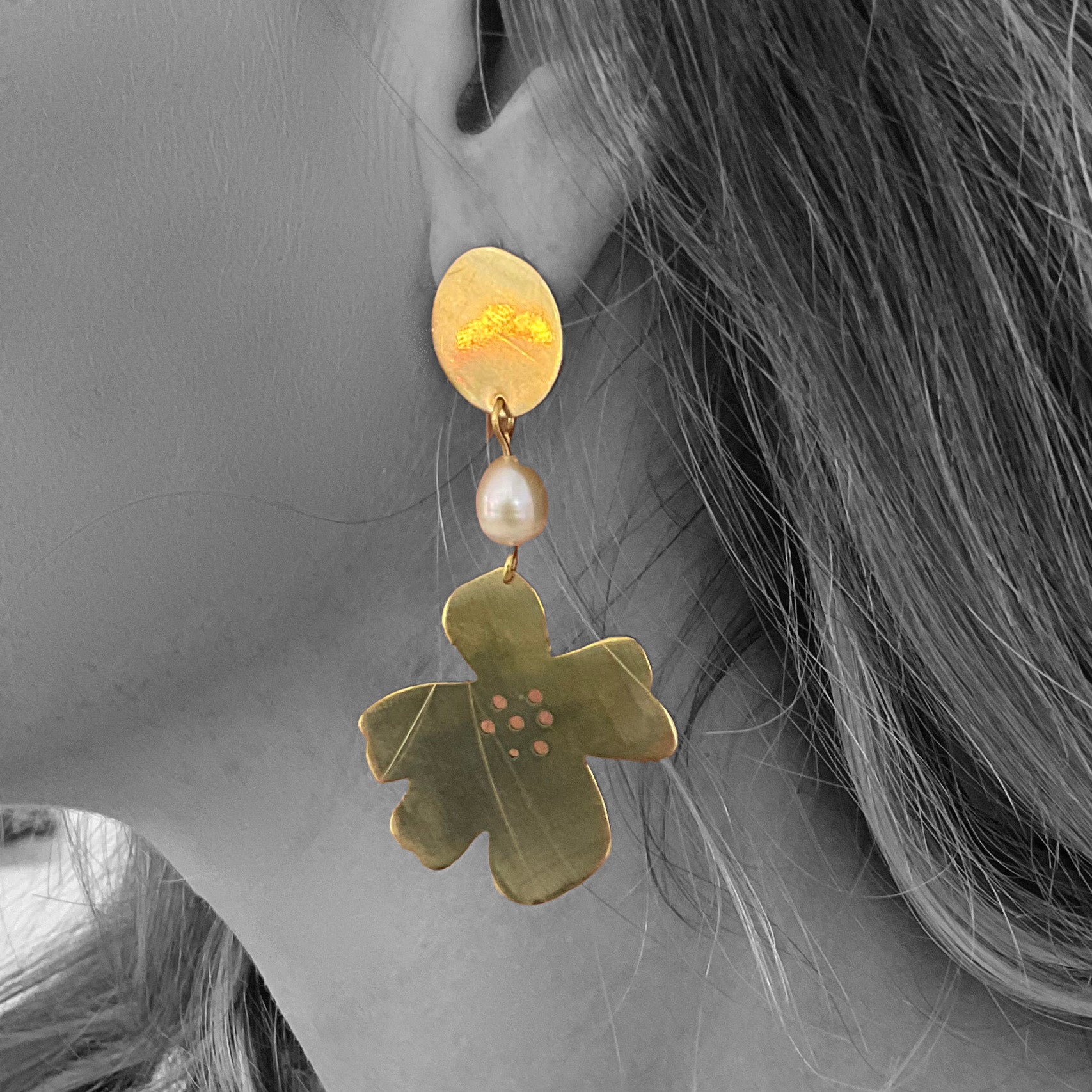 Golden Bloom Earrings