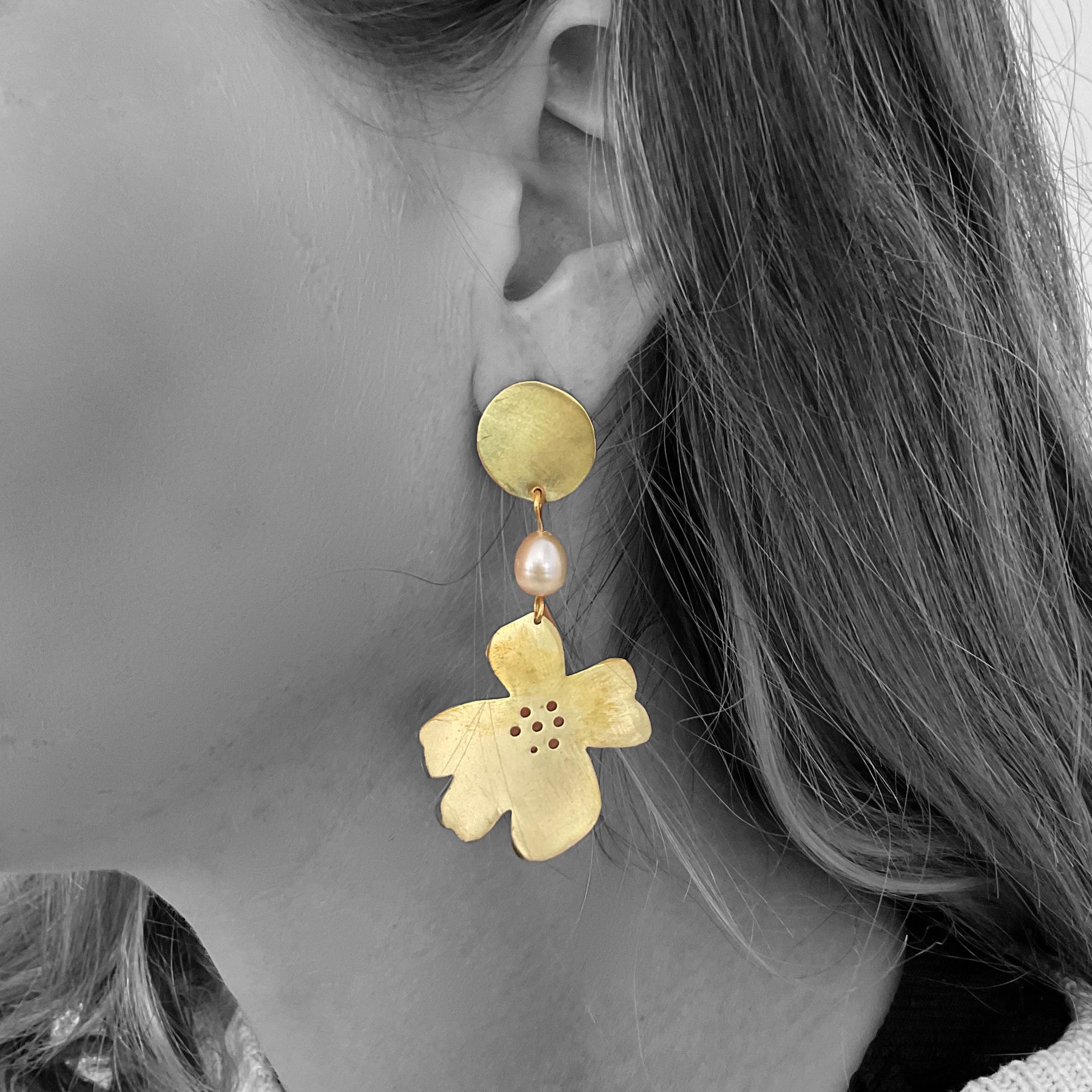 Golden Bloom Earrings