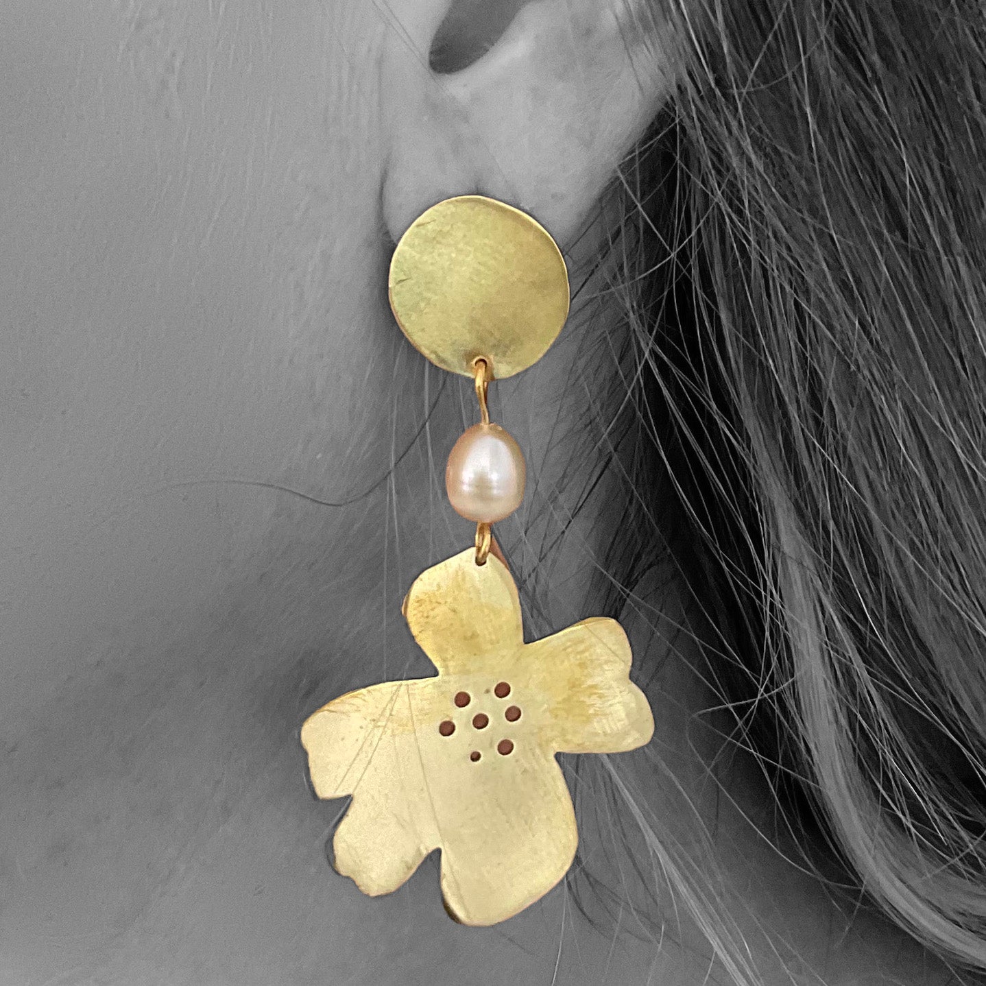 Golden Bloom Earrings