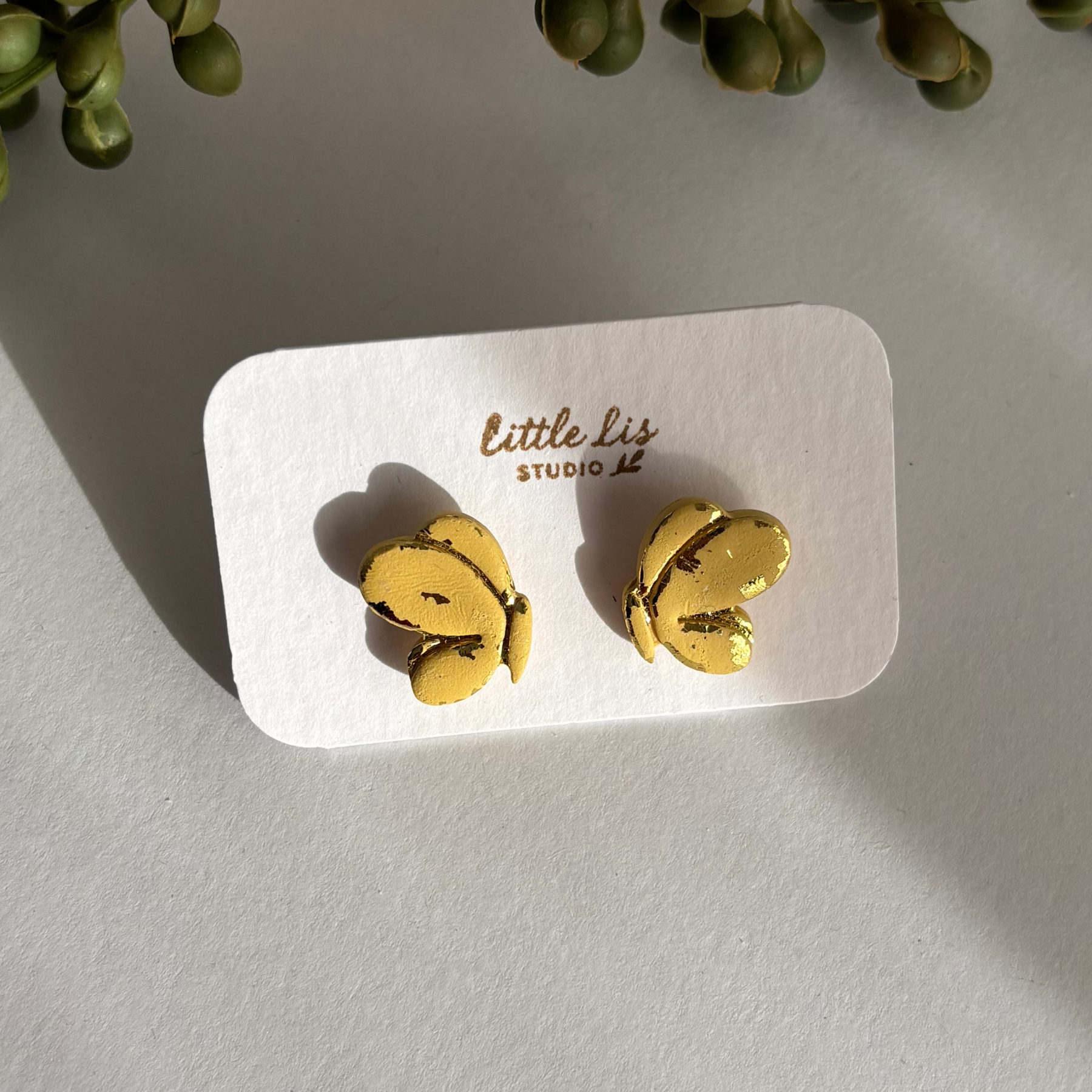 "Flutterby" Butterfly Stud Earrings