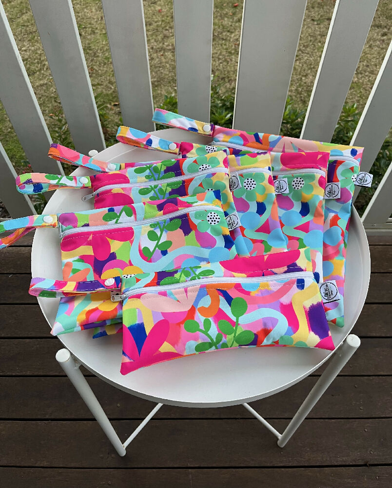 Water-resistant wet bags - Aloha (Wonderland Design Co)
