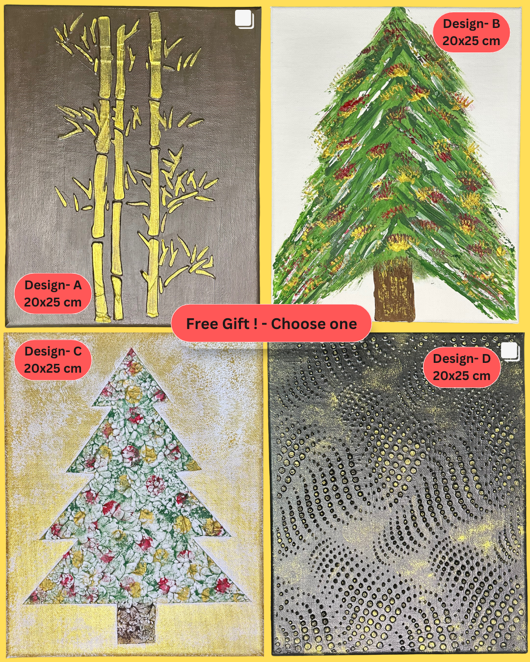 Bloom in Colour - Textured Art + Free Christmas Gift