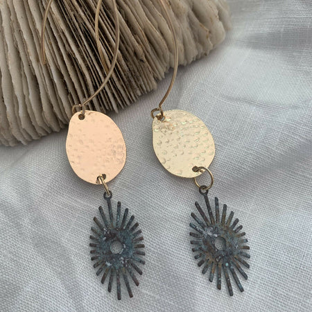 Mixed Metal Earrings