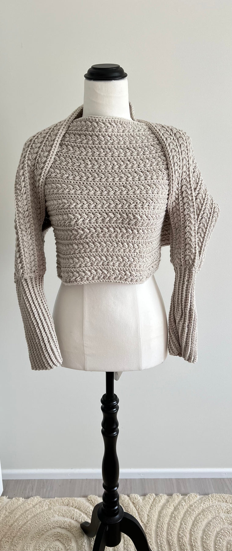 Winter Wheat Sweater Scarf