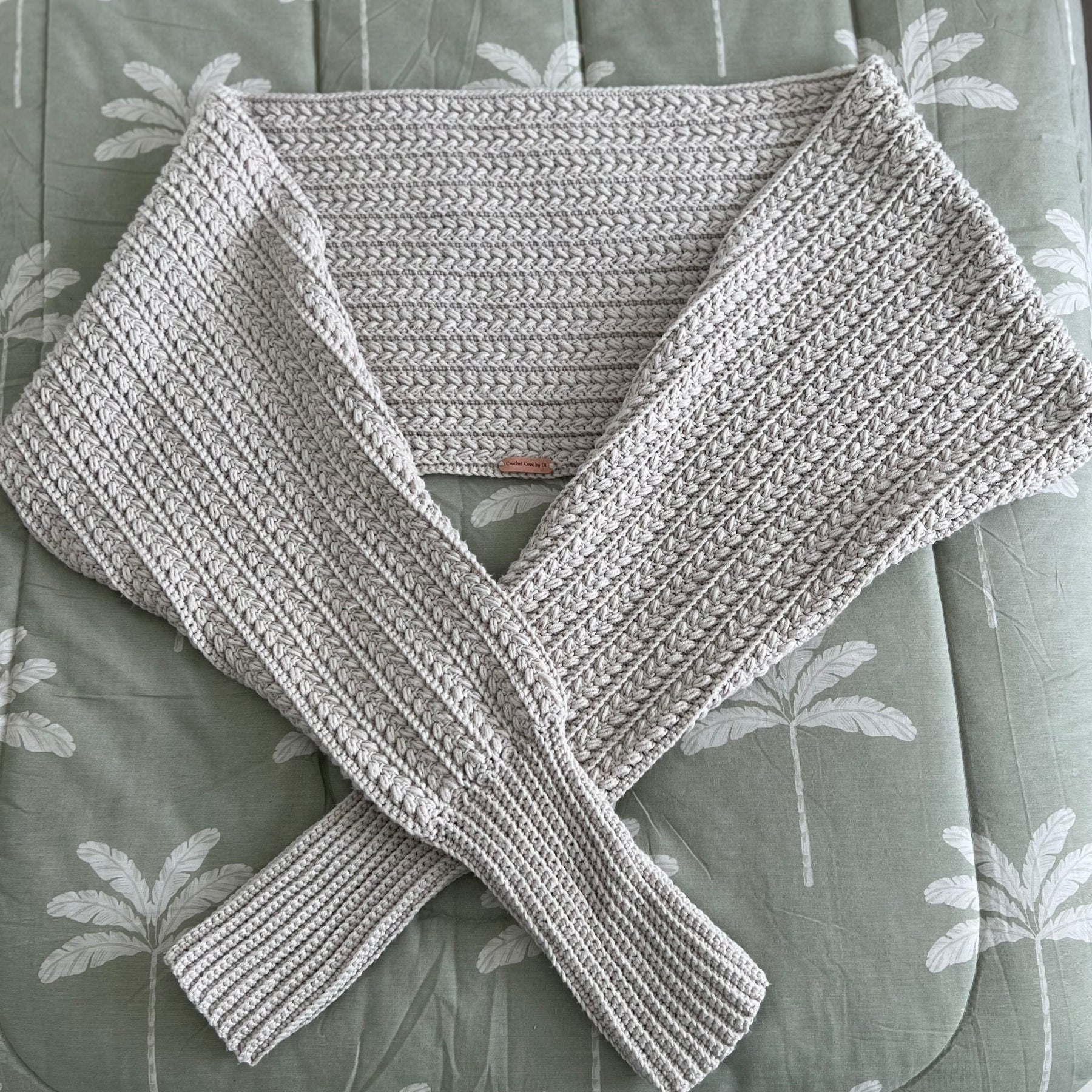 Winter Wheat Sweater Scarf