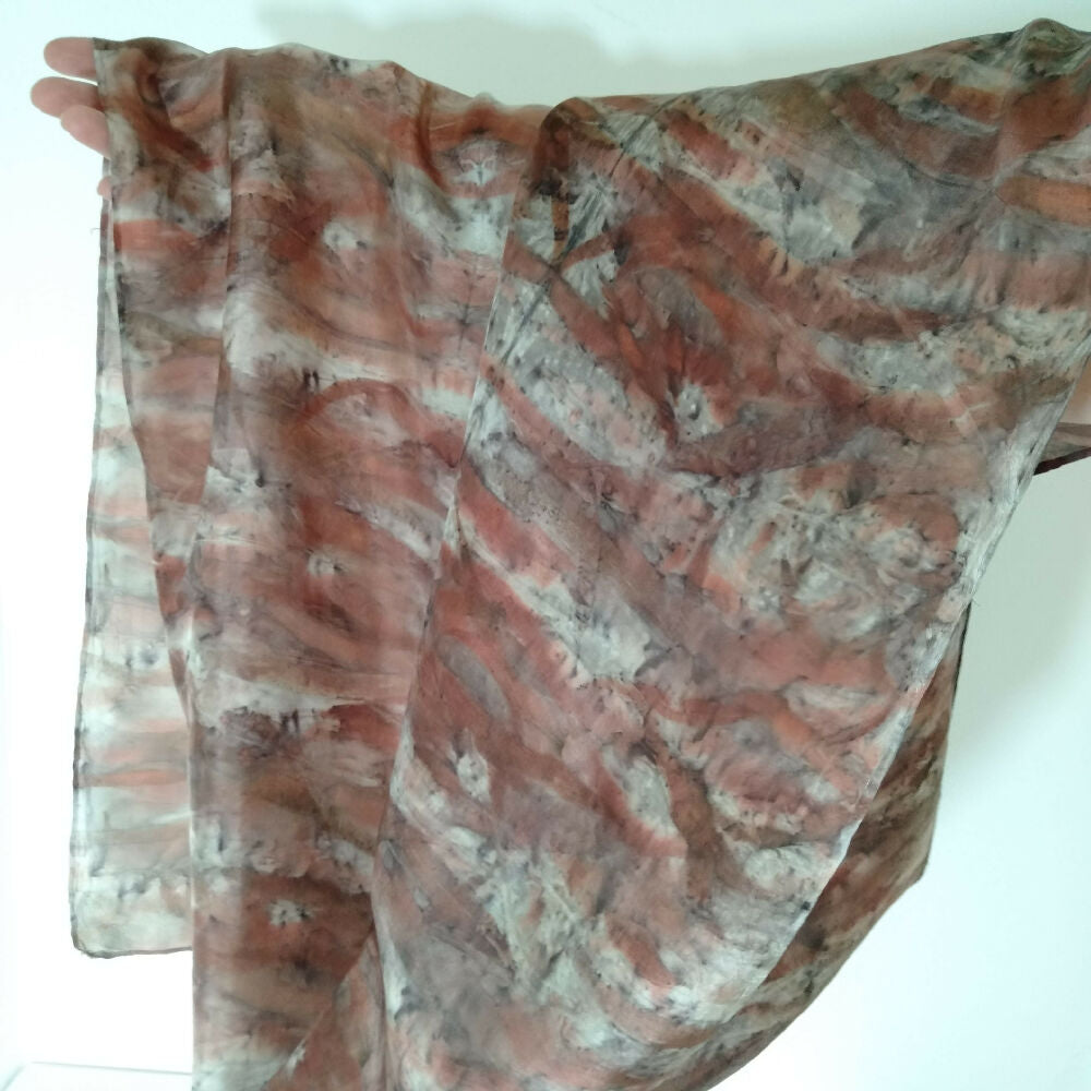 Silk scarf Jugiong tree 1