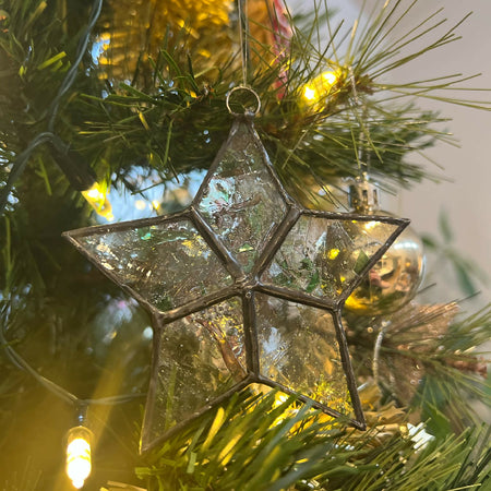 Christmas Star Decoration - Confetti