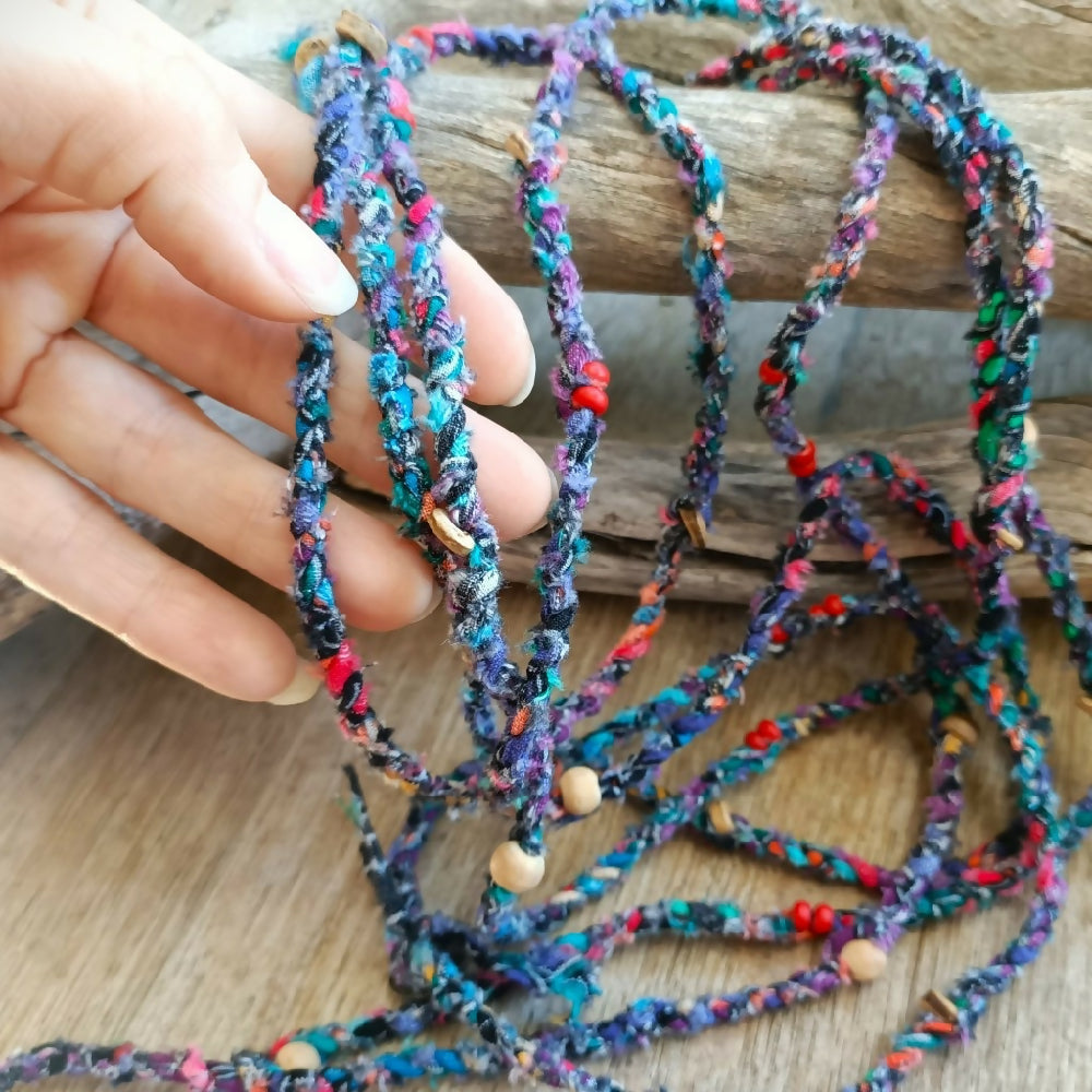 handmade-XL-boho-necklace-dark-multi-beads-in-hand-close.