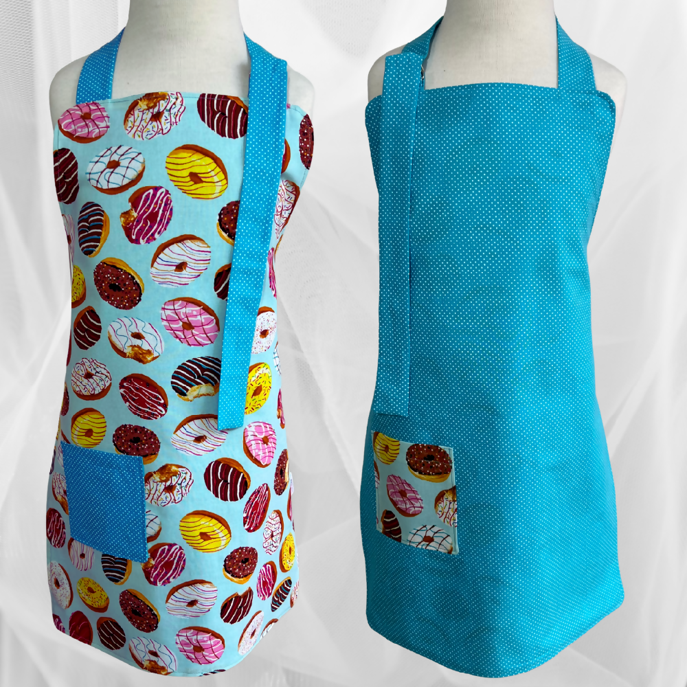 Apron ... Children's Reversible ... Donuts ... 4-5 years