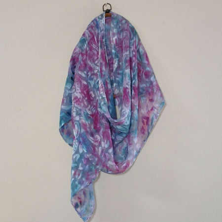 Dyed Devore Satin Scarves