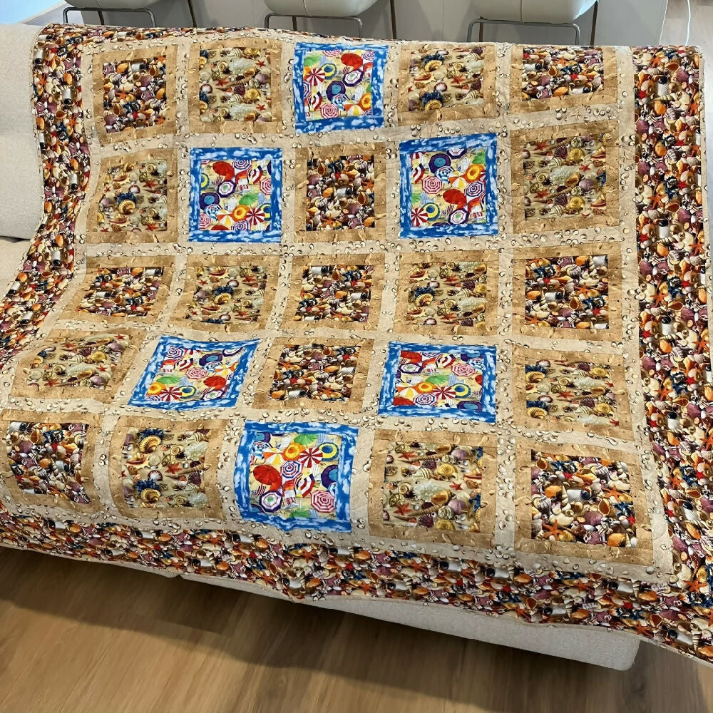 handmade quilt Australia - beachy