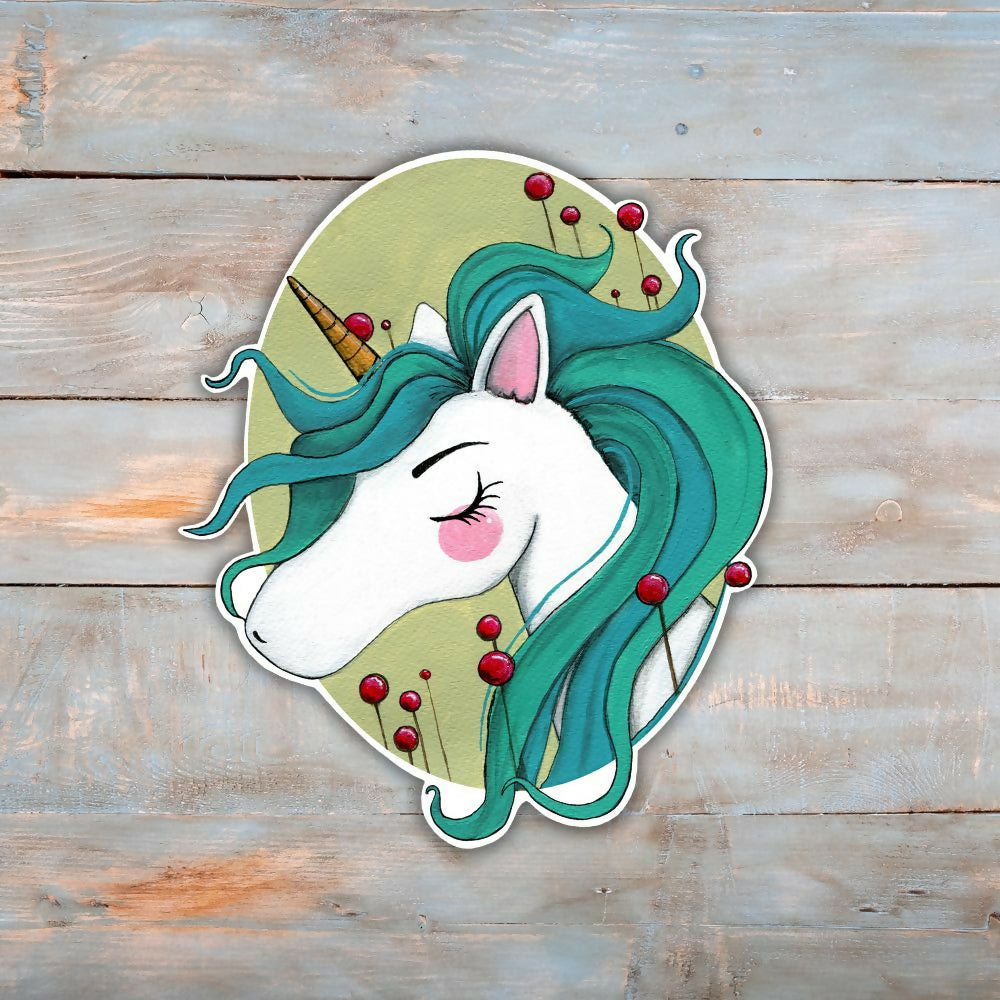 BEATRIX THE UNICORN - VINYL STICKER