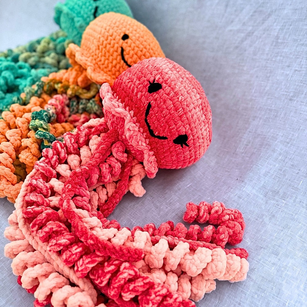 Giant Jellyfish|Crochet Plush Soft Toy |Sea Life |X- Large