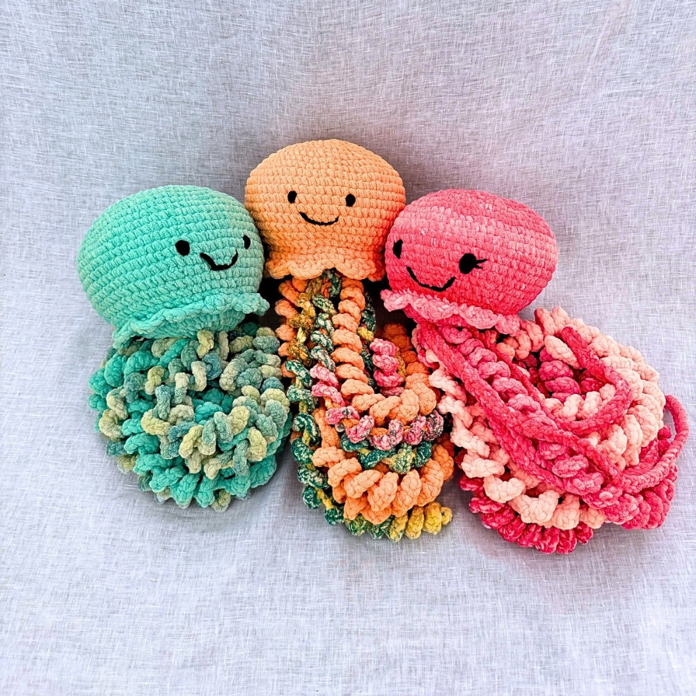 Giant Jellyfish|Crochet Plush Soft Toy |Sea Life |X- Large