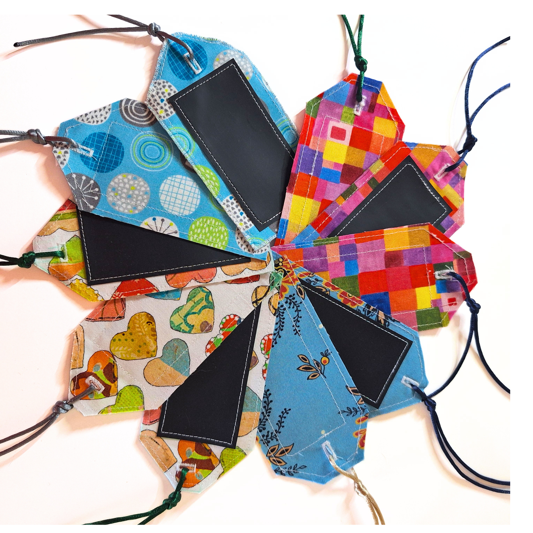 Eco-friendly, Handmade Reusable Gift Tags with Chalkboard Plate