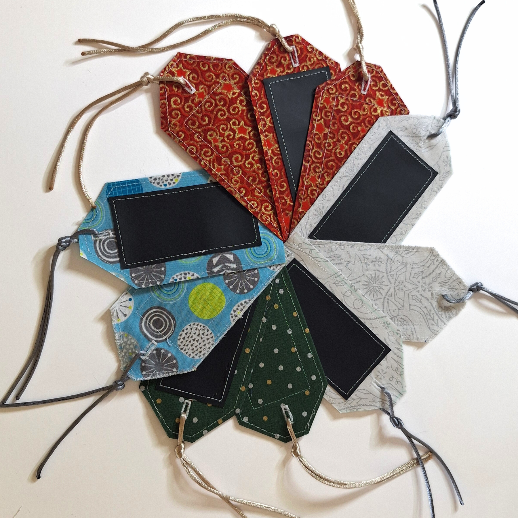 Eco-friendly, Handmade Reusable Gift Tags with Chalkboard Plate